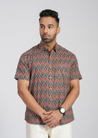 Cotton Printed Half Sleeve Shirt