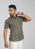 Cotton Printed Half Sleeve Shirt