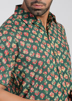 Cotton Printed Half Sleeve Shirt
