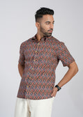 Cotton Printed Half Sleeve Shirt