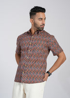 Cotton Printed Half Sleeve Shirt