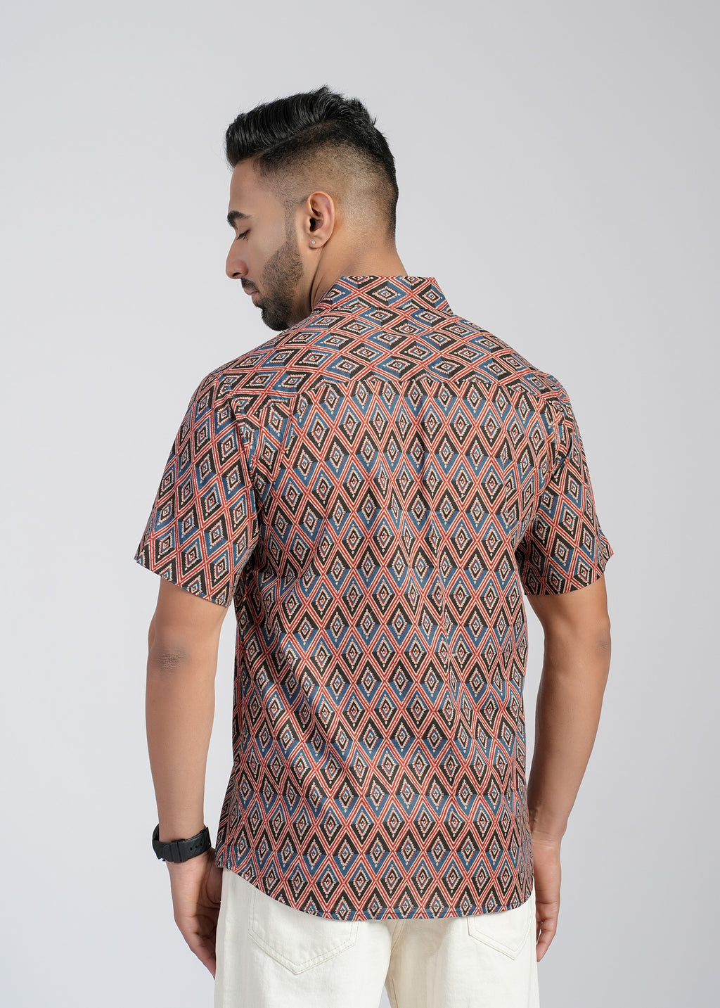 Cotton Printed Half Sleeve Shirt