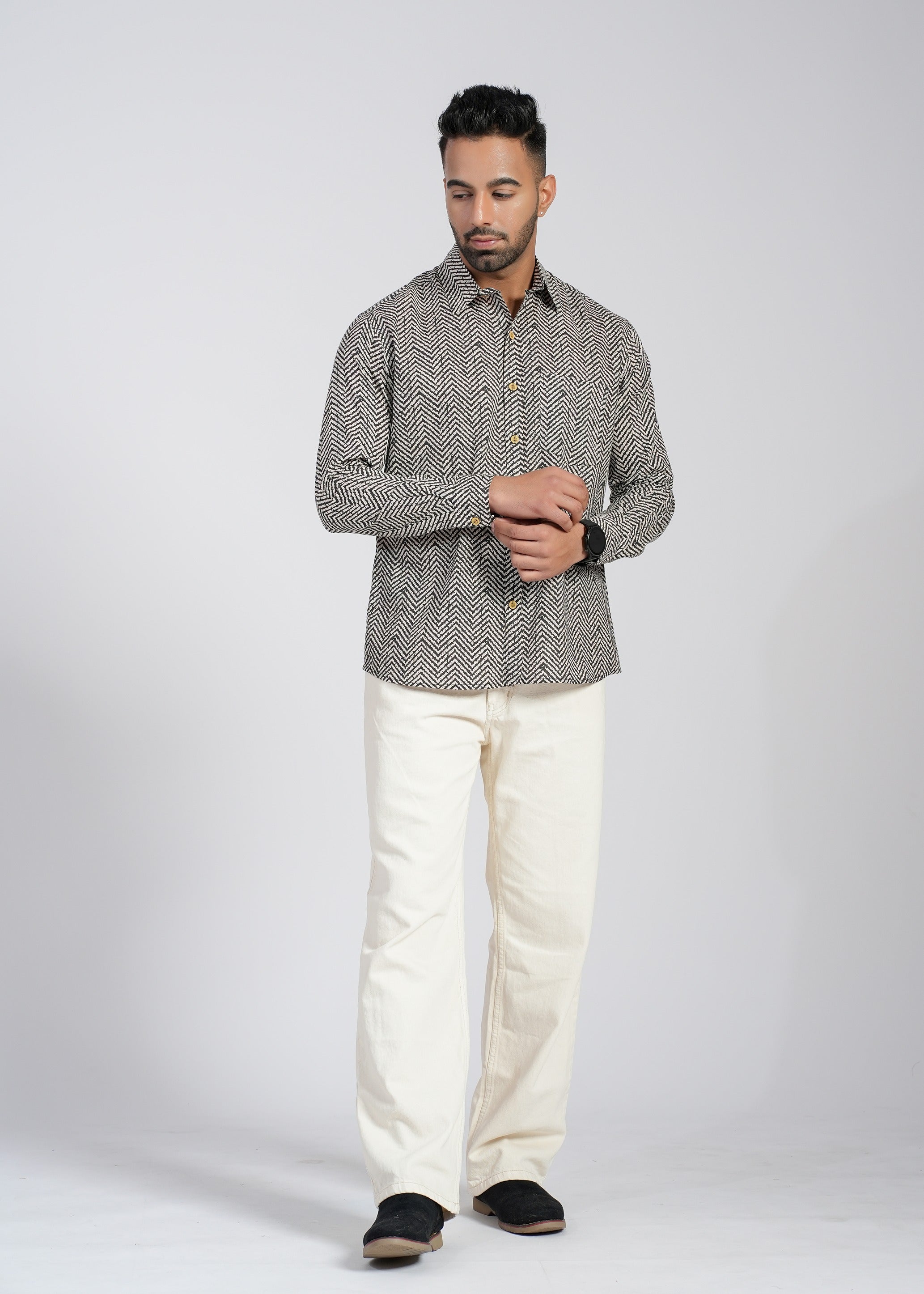 Cotton Printed Full Sleeve Shirt