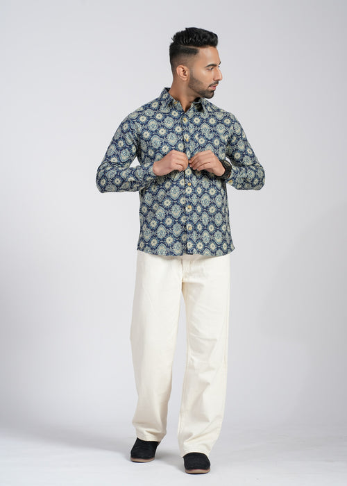 Cotton Printed Full Sleeve Shirt