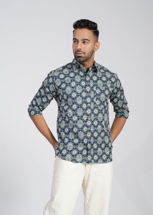 Cotton Printed Full Sleeve Shirt