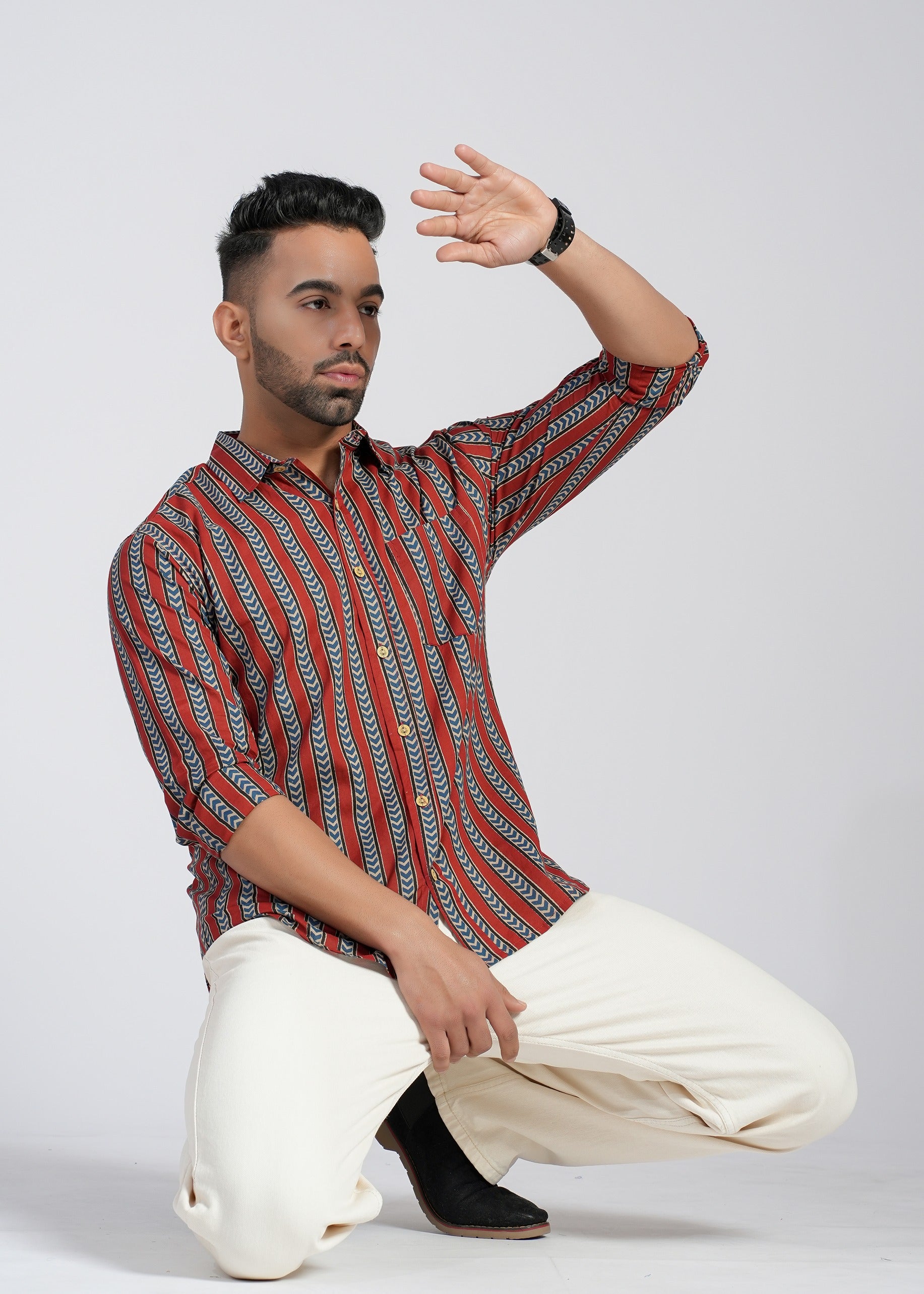 Cotton Printed Full Sleeve Shirt