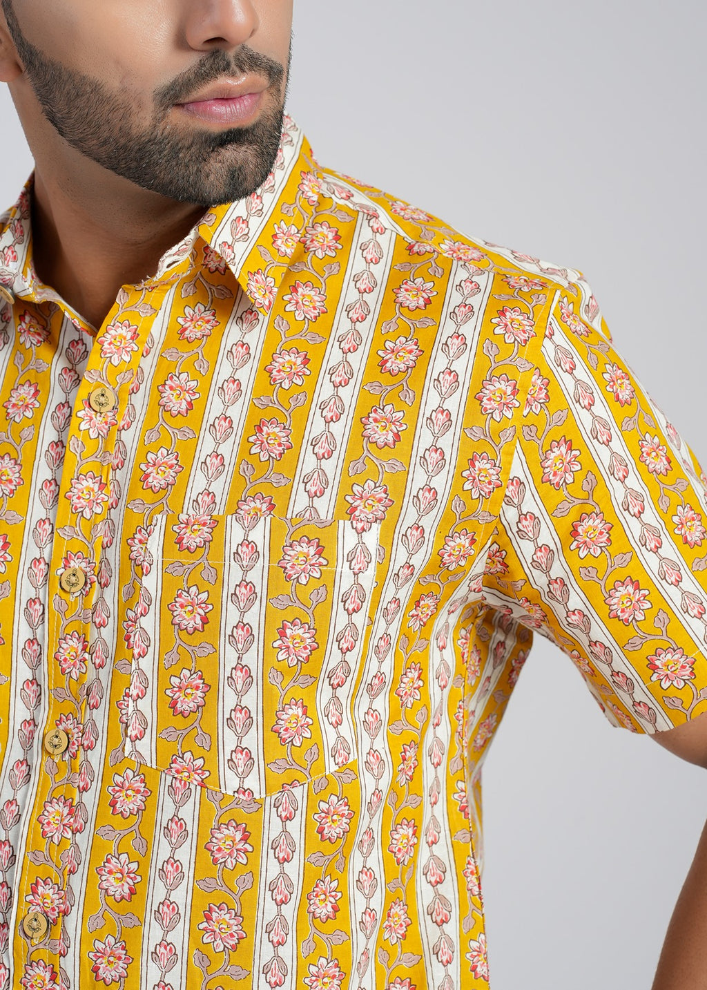Cotton Printed Half Sleeve Shirt