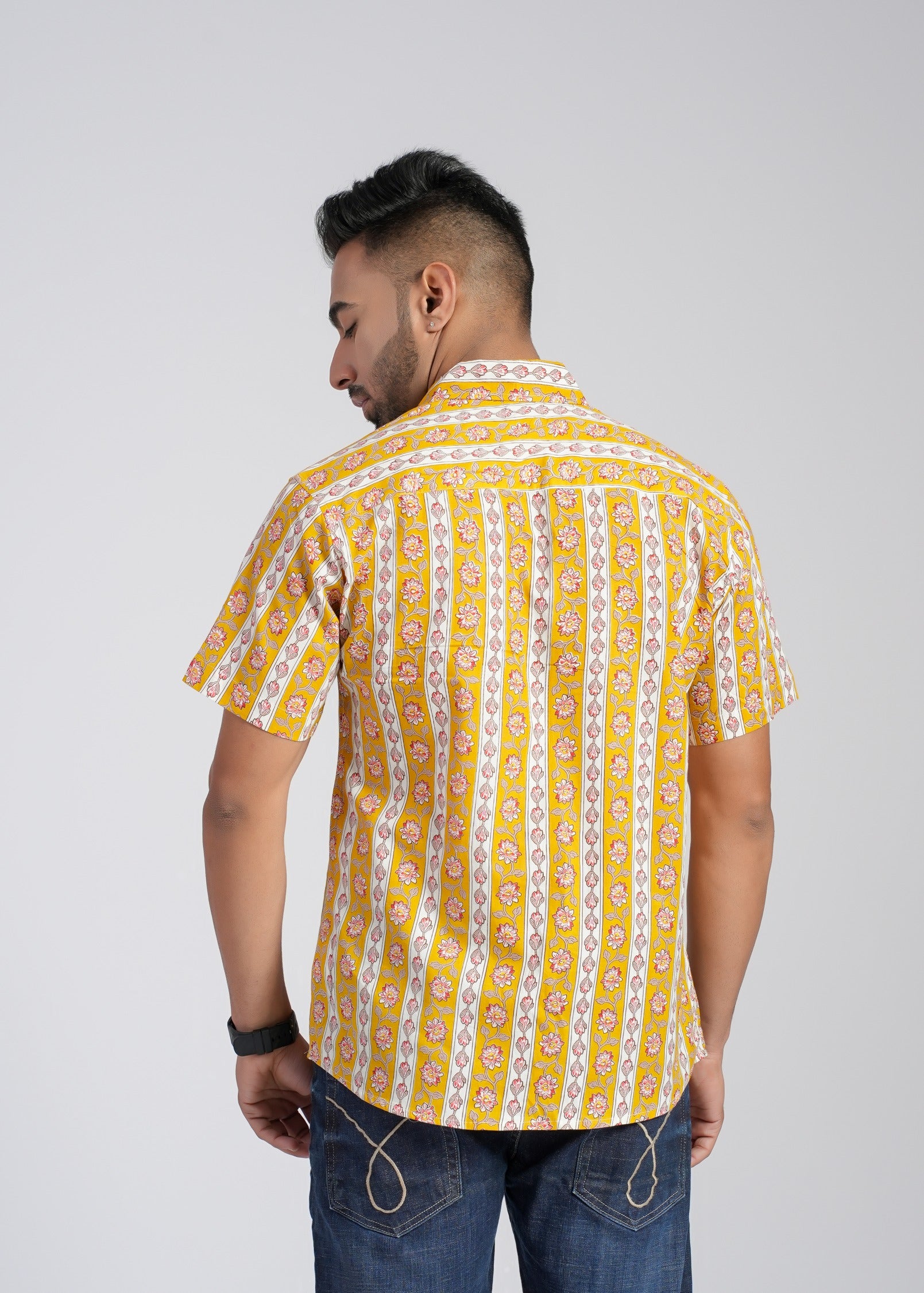 Cotton Printed Half Sleeve Shirt