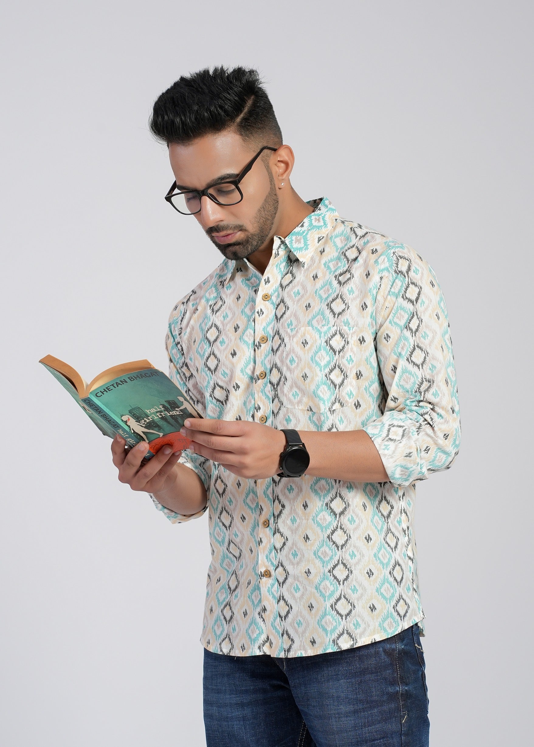 Cotton Printed Full Sleeve Shirt