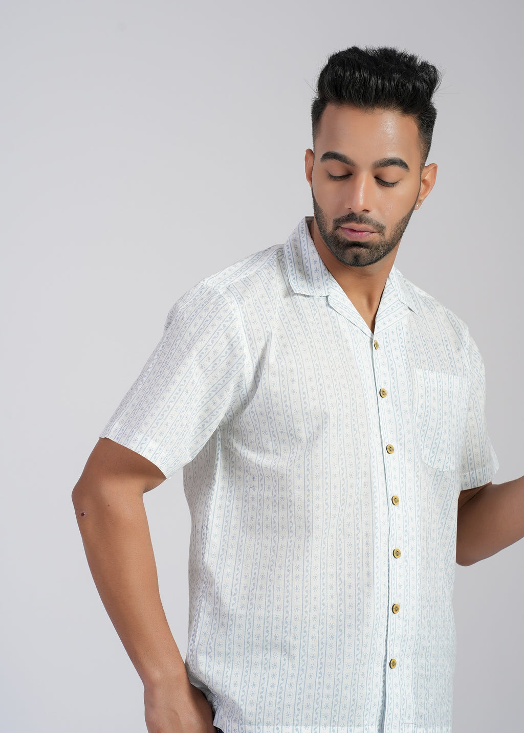 Cotton Printed Half Sleeve Shirt