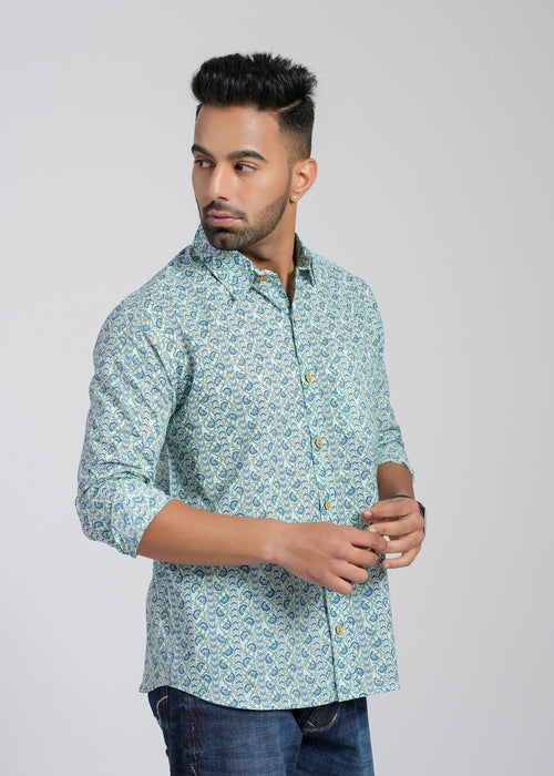 Cotton Printed Full Sleeve Shirt