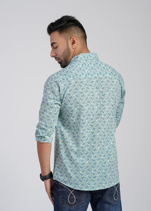 Cotton Printed Full Sleeve Shirt