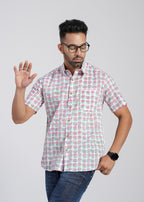 Cotton Printed Half Sleeve Shirt