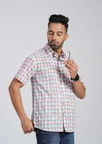 Cotton Printed Half Sleeve Shirt