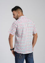 Cotton Printed Half Sleeve Shirt