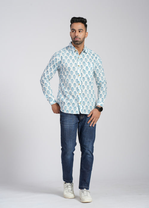 Cotton Printed Full Sleeve Shirt