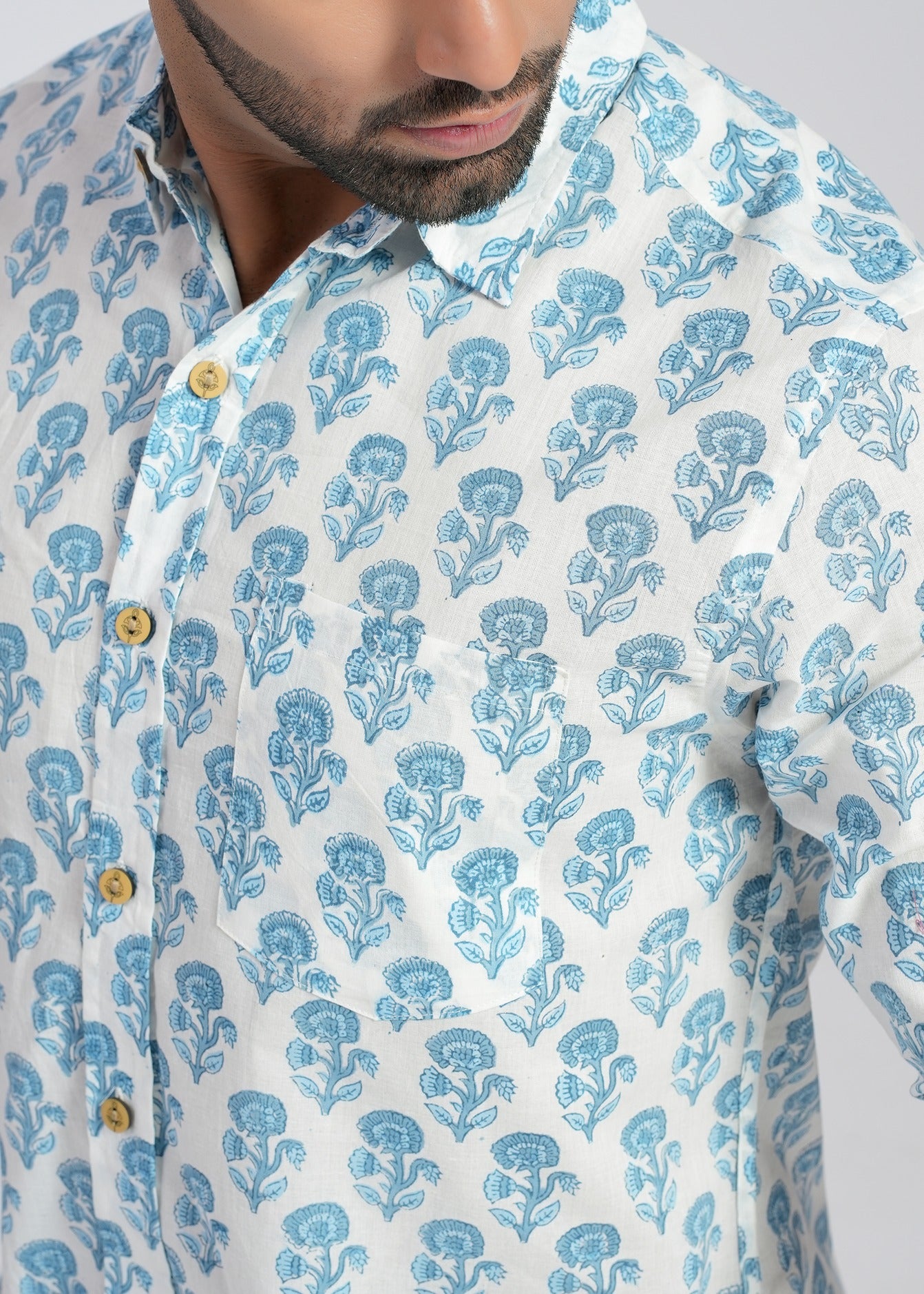 Cotton Printed Full Sleeve Shirt