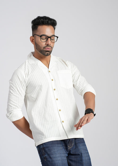 Cotton Printed Full Sleeve Shirt
