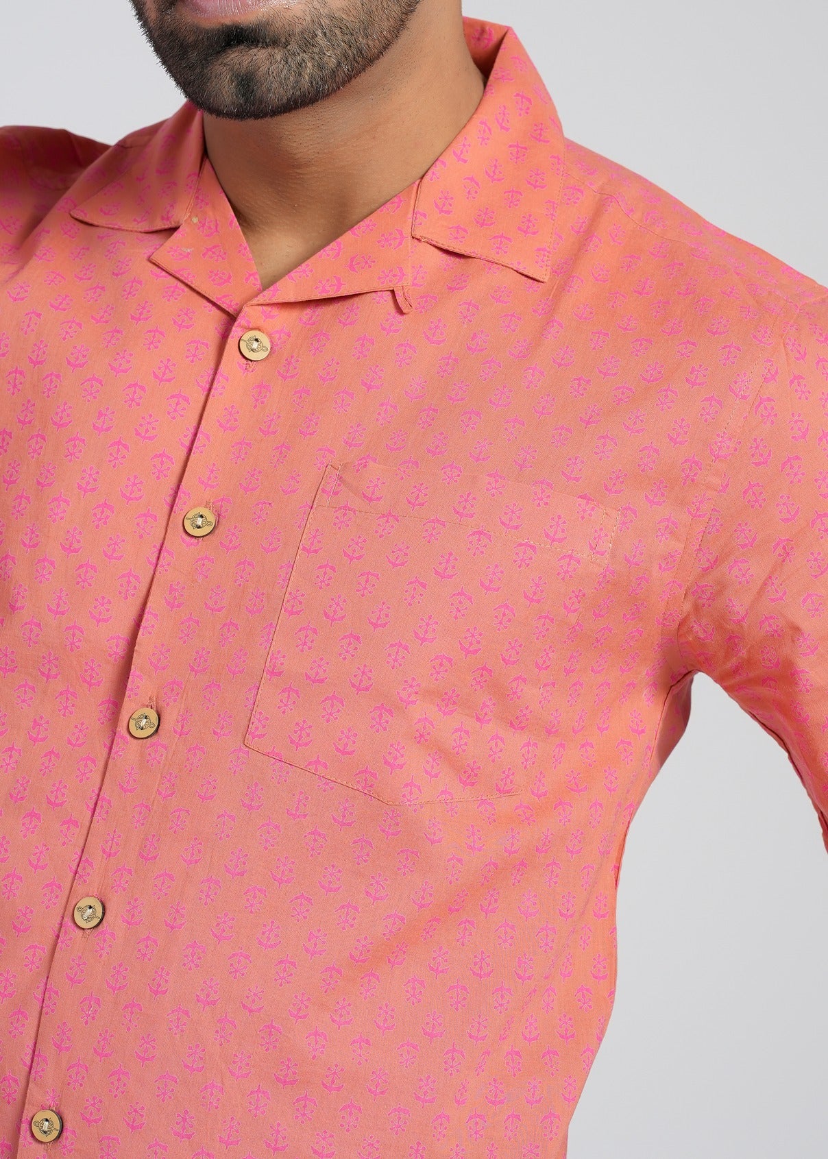 Cotton Printed Half Sleeve Shirt