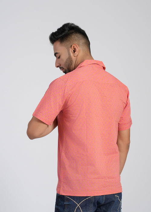 Cotton Printed Half Sleeve Shirt