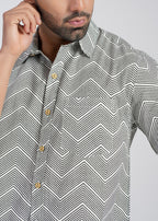 Cotton Printed Half Sleeve Shirt