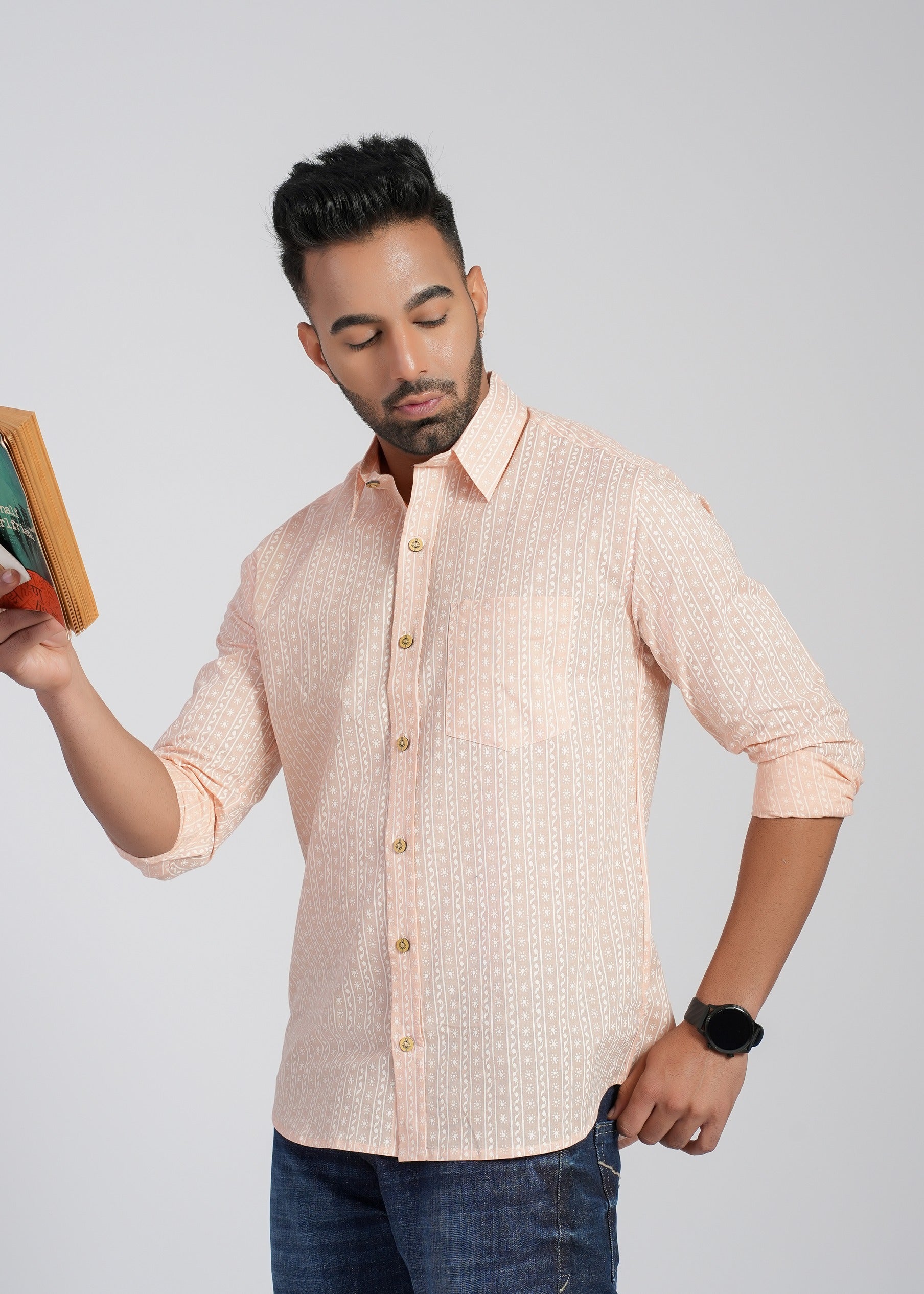 Cotton Printed Full Sleeve Shirt