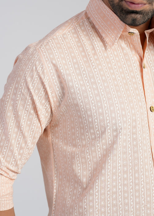 Cotton Printed Full Sleeve Shirt