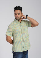Cotton Printed Half Sleeve Shirt