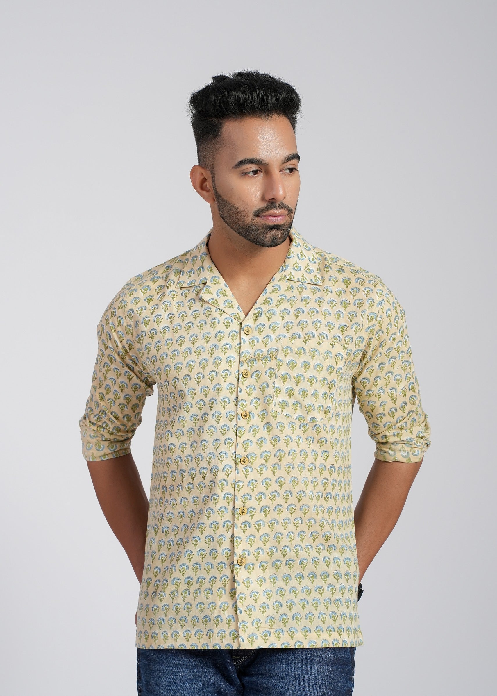 Cotton Printed Full Sleeve Shirt