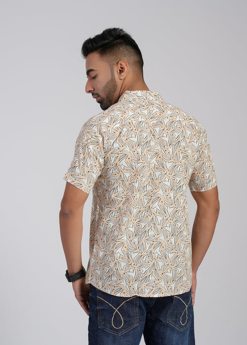 Cotton Printed Half Sleeve Shirt