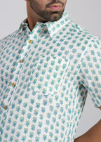 Cotton Printed Half Sleeve Shirt