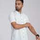 COTTON BLOCK PRINTED HALF SLEEVE SHIRT