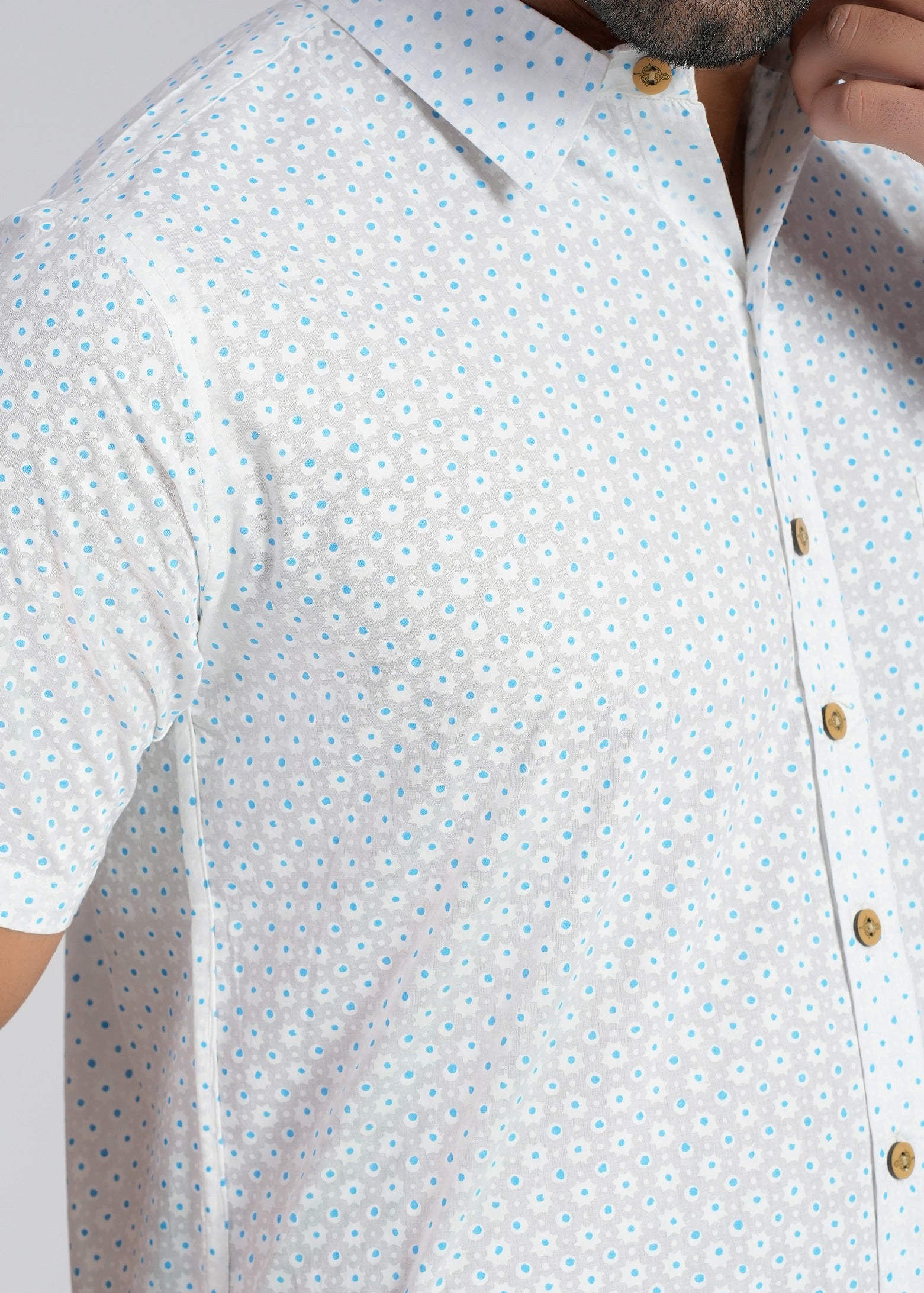 Cotton Printed Half Sleeve Shirt
