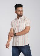 Cotton Printed Half Sleeve Shirt