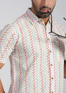 Cotton Printed Half Sleeve Shirt