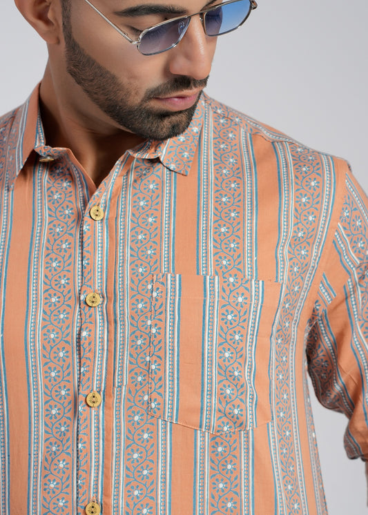Cotton Printed Full Sleeve Shirt
