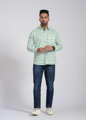 Cotton Printed Full Sleeve Shirt