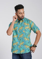 Cotton Printed Half Sleeve Shirt