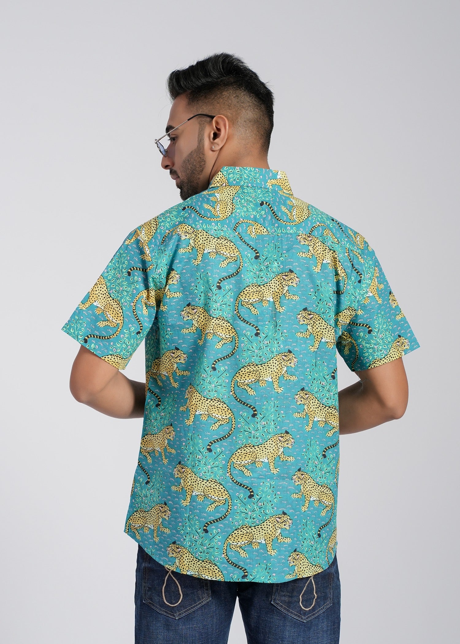 Cotton Printed Half Sleeve Shirt