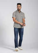 Cotton Printed Half Sleeve Shirt
