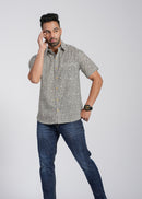 Cotton Printed Half Sleeve Shirt