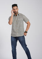 Cotton Printed Half Sleeve Shirt