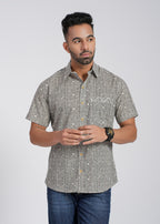 Cotton Printed Half Sleeve Shirt