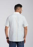 Cotton Poplin Half Sleeve Printed Shirt