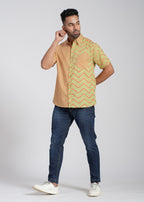 Cotton Printed Half Sleeve Shirt