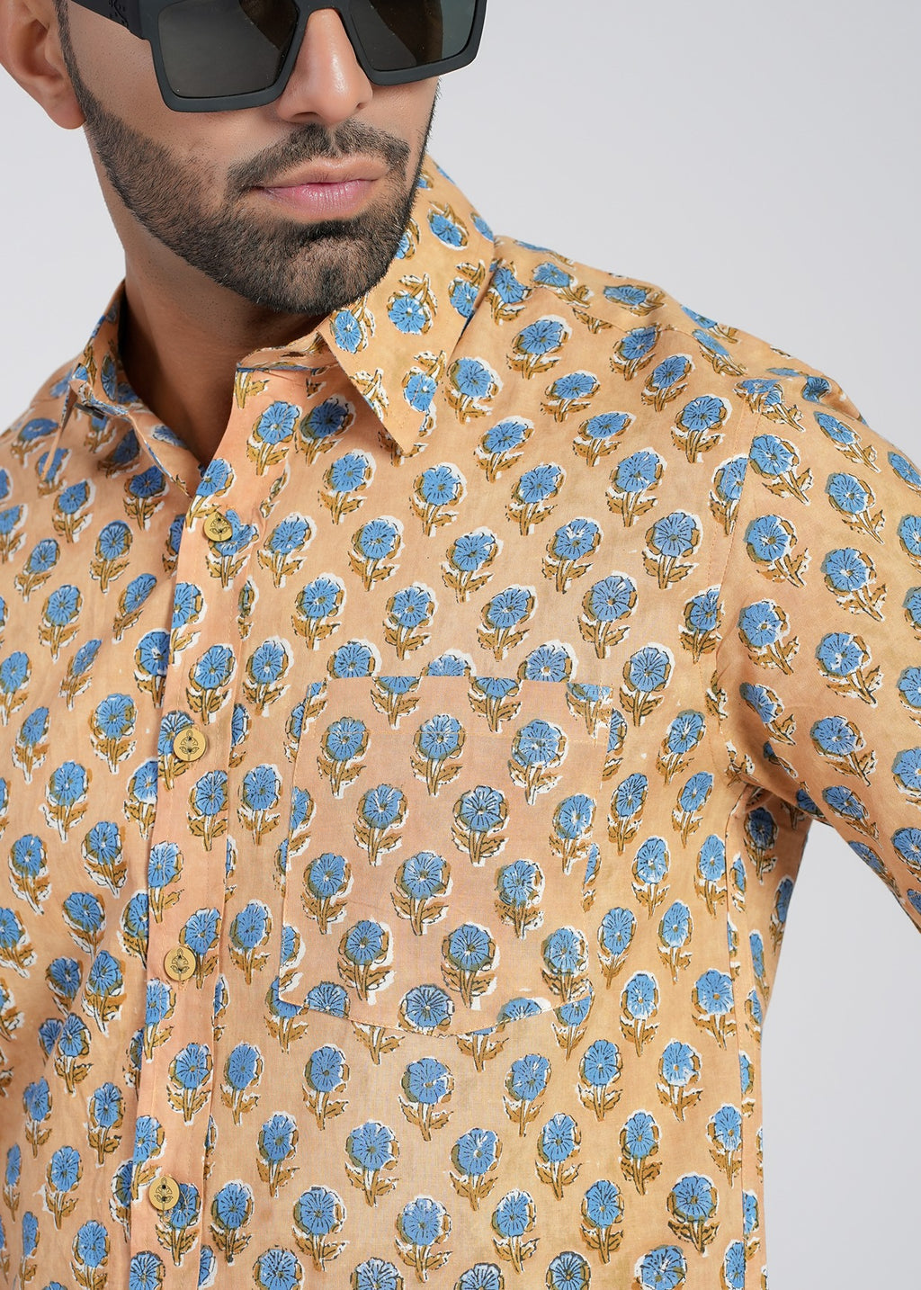 Cotton Printed Half Sleeve Shirt