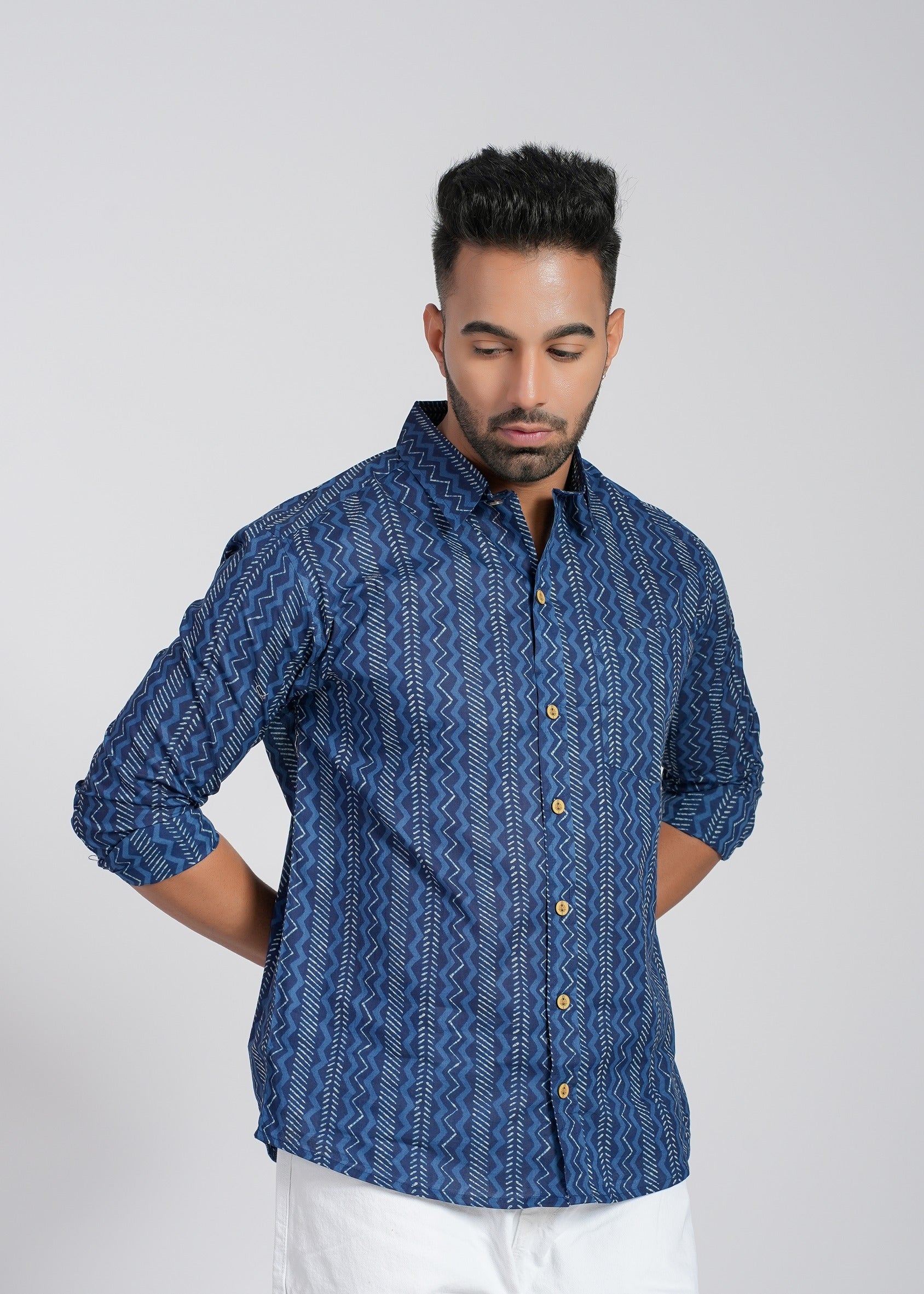 Cotton Printed Full Sleeve Shirt