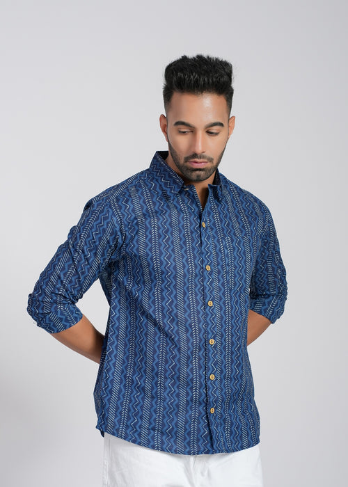 Cotton Printed Full Sleeve Shirt