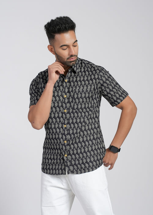 Cotton Printed Half Sleeve Shirt