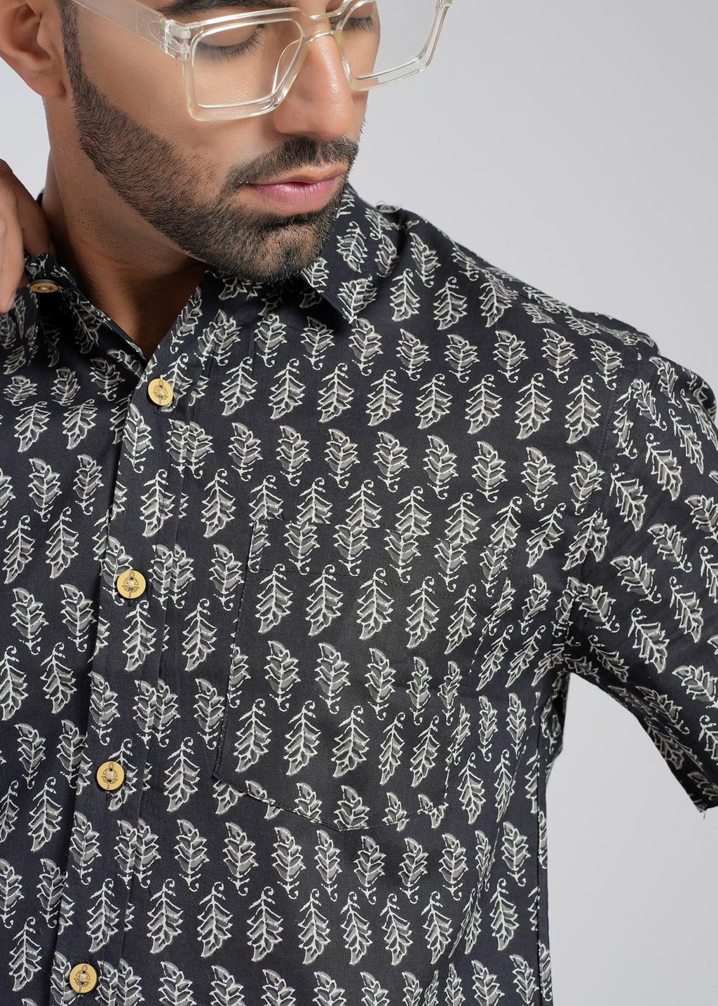 Cotton Printed Half Sleeve Shirt